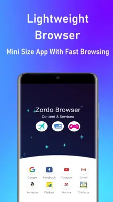 Zordo Browser android App screenshot 0