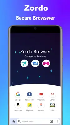 Zordo Browser android App screenshot 3